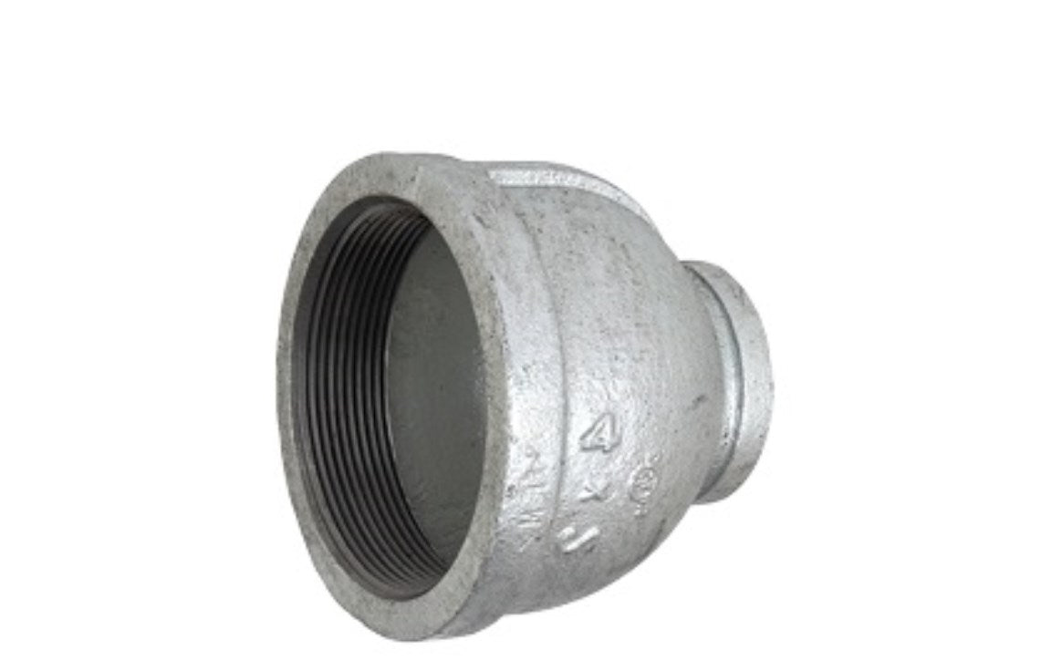 Aqualine Reducing Coupling, 1-1/2" x 3/4" Galvanized - GCPLR-1575