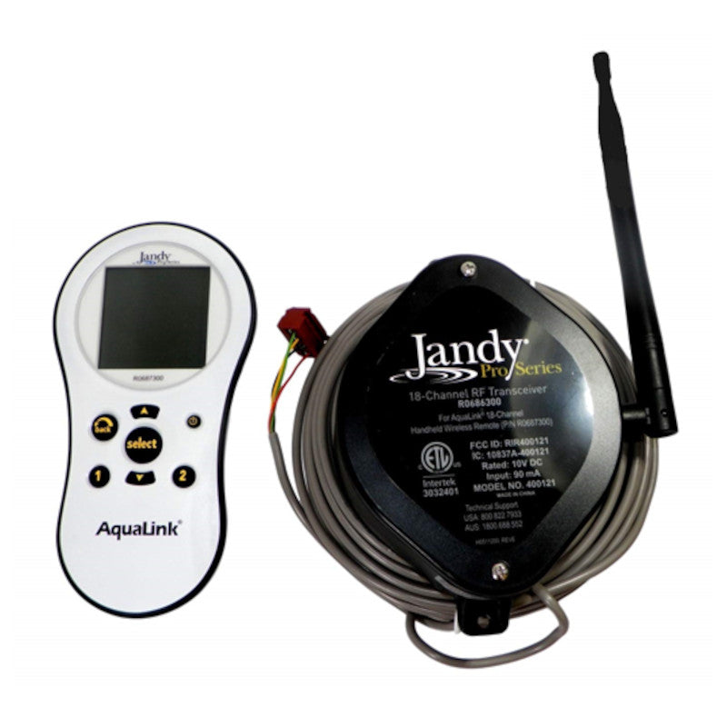 Jandy Aqua Palm HandHeld Wireless Remote w/J-Box Transceiver AQWHR18