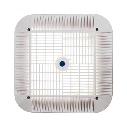 Aquastar 16" Square Anti-Entrapment Suction Outlet Cover For 12" Square Retrofits Or New Construction, White - 1216101