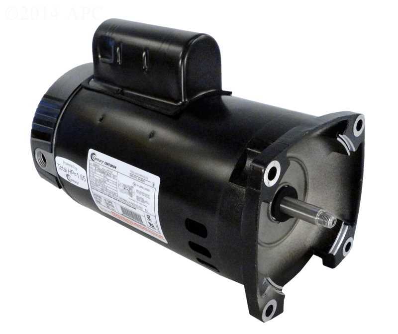 Pentair Ultra-flow Motor, Full Rated, 1 HP, EE, 1.65 SF, 115/208/230v (B2841)