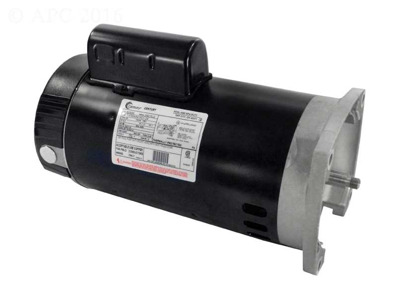 Replacement Motor, Up Rated 2.0 HP, Square Flange Single Speed, Single Phase, 1.10 SF, 115/230V (B859) (B2859)