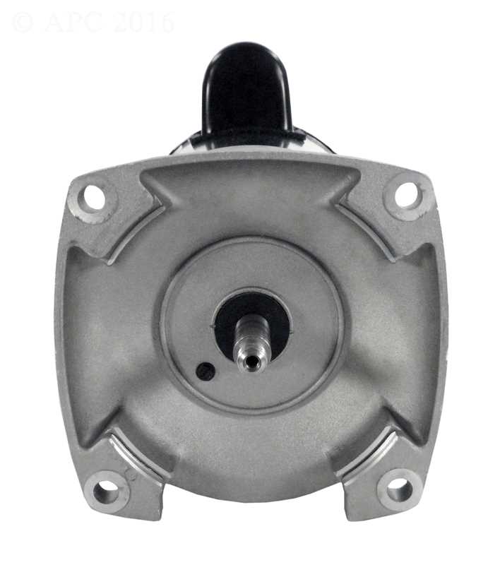 Replacement Motor, Up Rated 2.0 HP, Square Flange Single Speed, Single Phase, 1.10 SF, 115/230V (B859) (B2859)