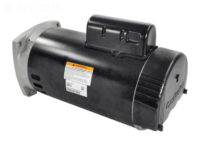 Replacement Motor, Up Rated 2.0 HP, Square Flange Single Speed, Single Phase, 1.10 SF, 115/230V (B859) (B2859)