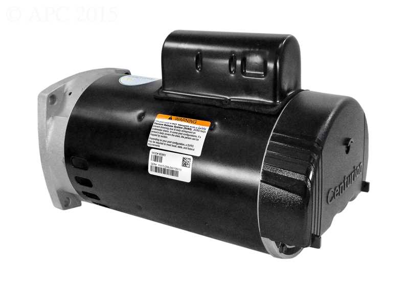 Replacement Motor, Full Rated 1.5 HP, Square Flange Two Speed, Single Phase, 1.47 SF, 230V (B983)