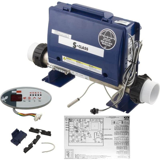 Gecko S-Class Spa Control w/Heater, 4.0kW, 115/230V, Includes TSC-9 Topside Control Panel (BDLSCTSC9)
