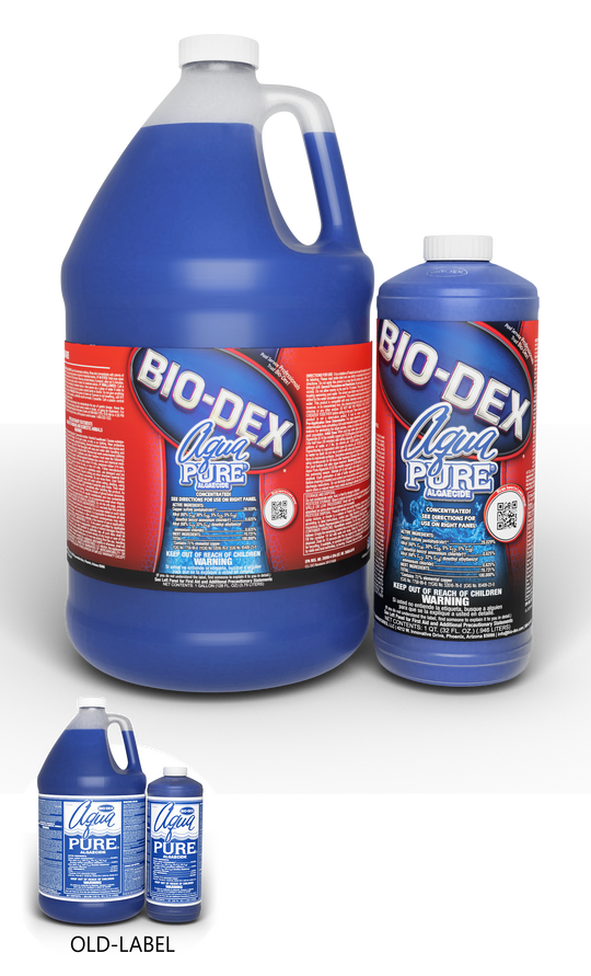Bio-Dex Aqua Pure Algaecide 1 Gallon Bottle 4/Case | AP04