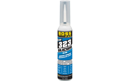 Boss Hi-Temp Blue Gasket Maker 8OZ 323 - 142200