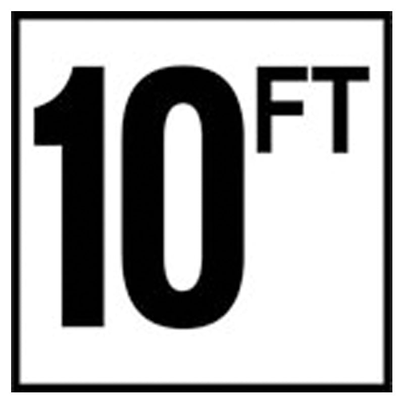 Inlays Smooth Bw Depth Marker 6x6 4" 10FT - C610092