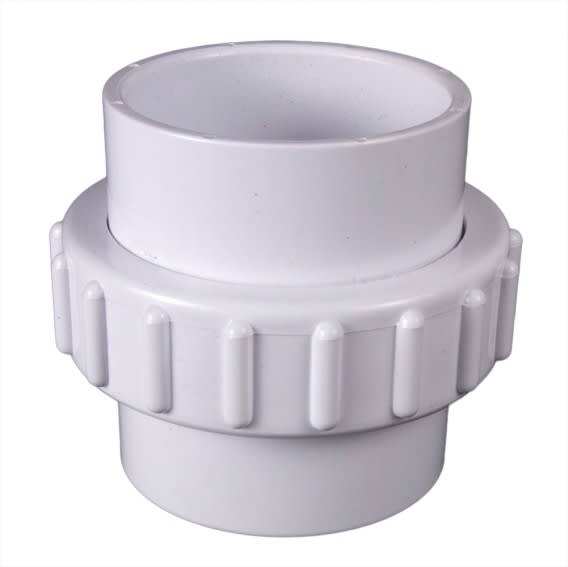 Union, 2" Inline Socket PVC
