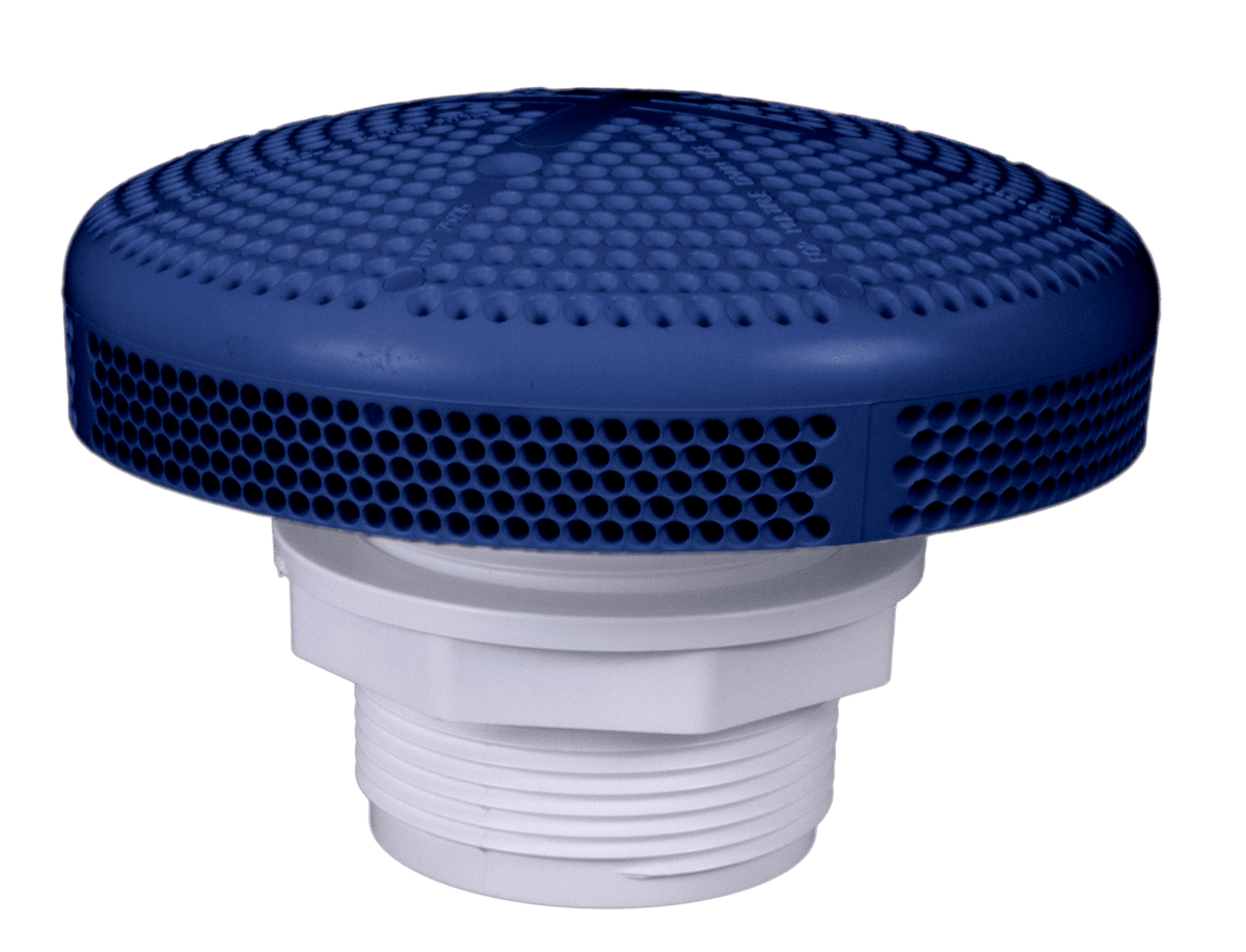 CMP 2" Socket VGB Fiberglass Main Drain, White | 25215-000-000