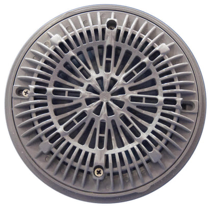 CMP Gunite Main Drain Frame; Galaxy Lid (Av);8" Gray  | 25531-001-000