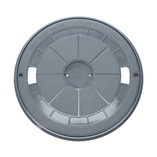 CMP Skimmer Cover & Collar, Round, Gray | 25544-901-000