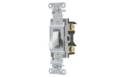 Eaton 20 Amp Single Pole Toggle Switch Comm White - CS120W