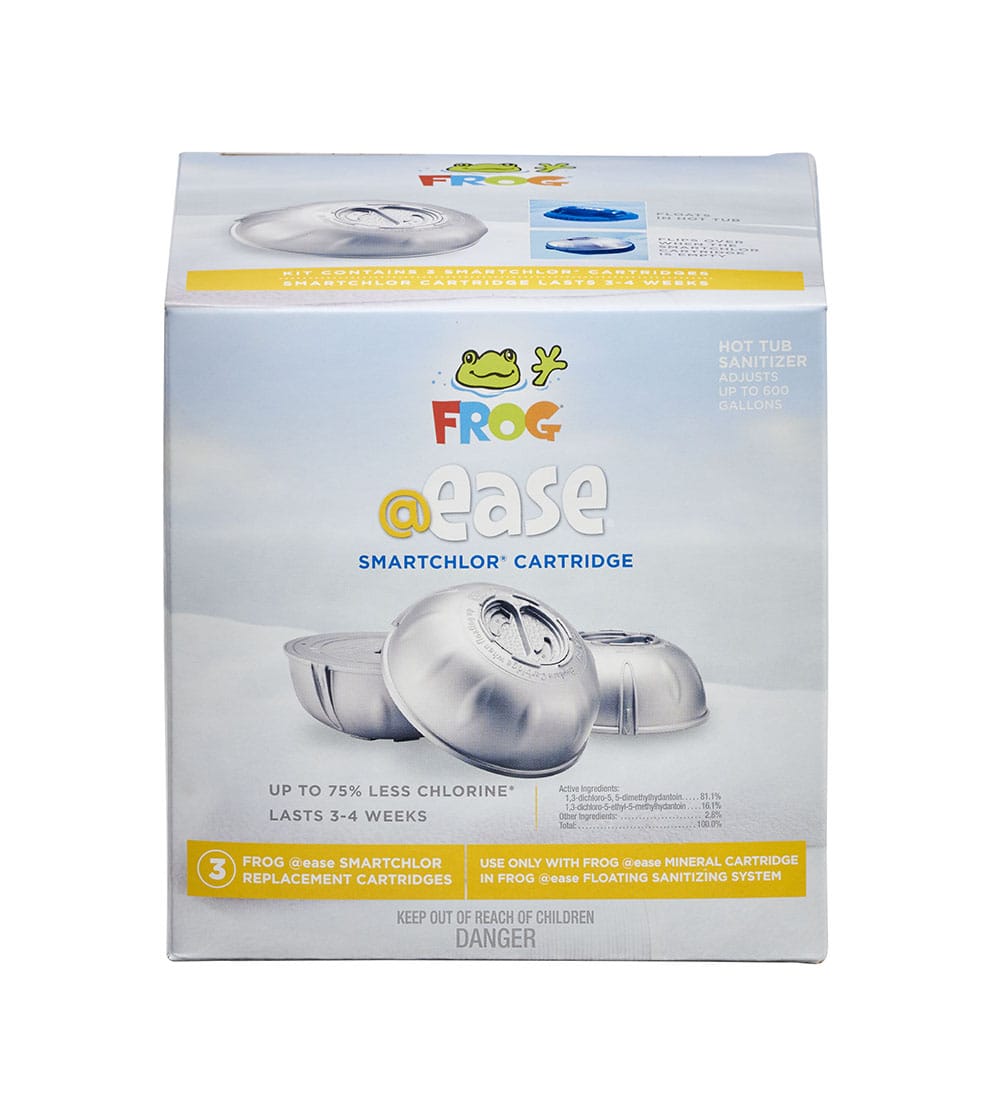 King Tech Frog @Ease SmartChlor Chlorine Cartridge, 3/Pack, HAZARDOUS | 01-14-3258