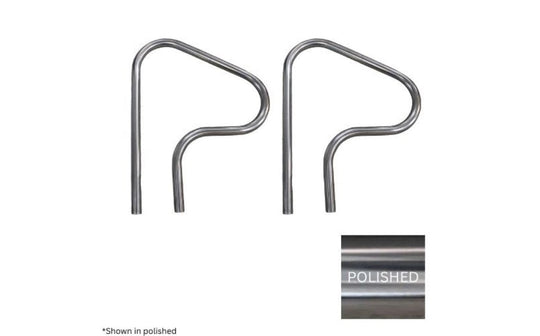 Global Classic 30" Figure 4 Handrail Polished .049 Set Of 2 - Global-Rl-C49-30Fig4-Ss-2 - GPP-RL-C49-30FIG4-SS-2