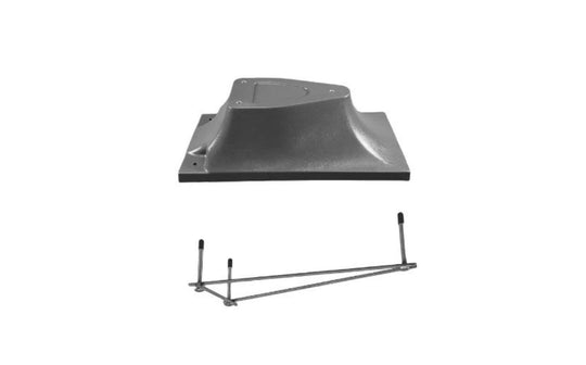 Global Pool Products Gpp 3 Bolt Base F/8' Board Gray W/jig - GPP-DB-3B8-G