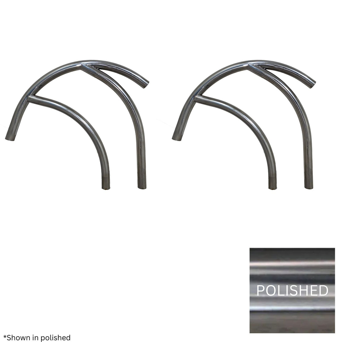 Global Modern 30" Grab Rail Polished .065 Set Of 2 | Global-Mr-Gr30-Ss-2