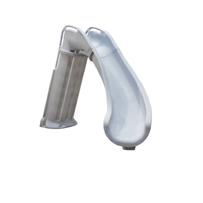 Global Pool Products GPP Bad Axe X6 Pool Slide Silver Quartz, Right, 6' x 7'9" - GPPS-BAX6-SQ-R