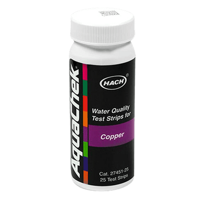 AquaChek Copper 3-in-1 Test Strips, 25/Pack | 661454E