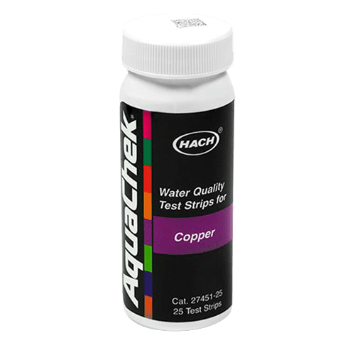AquaChek Copper 3-in-1 Test Strips, 25/Pack | 661454E