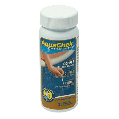 AquaChek Copper 3-in-1 Test Strips, 25/Pack | 661454E
