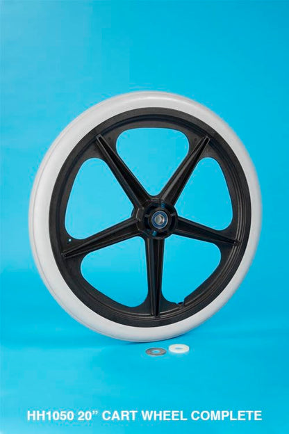 Hammerhead Vacuum 20" Wheel Complete, Solid Gray | HH1050
