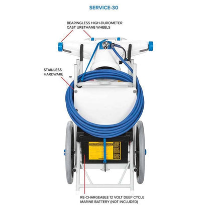 Hammerhead Service Unit W/30" Head Complete | SERVICE-30