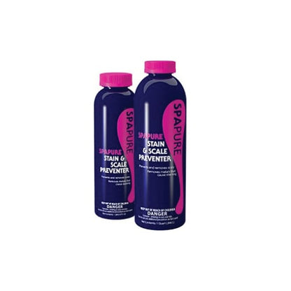 SpaPure Stain & Scale Preventer Metal Remover 16 fl oz Bottle 12/Case | C003249-CS40P