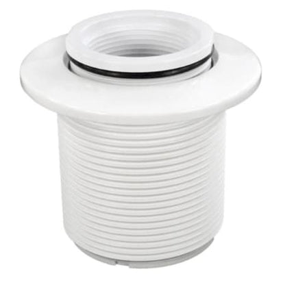 Hayward Receptacles Vacuum Fittings, 2" Socket, White, Concrete | SP1022S2