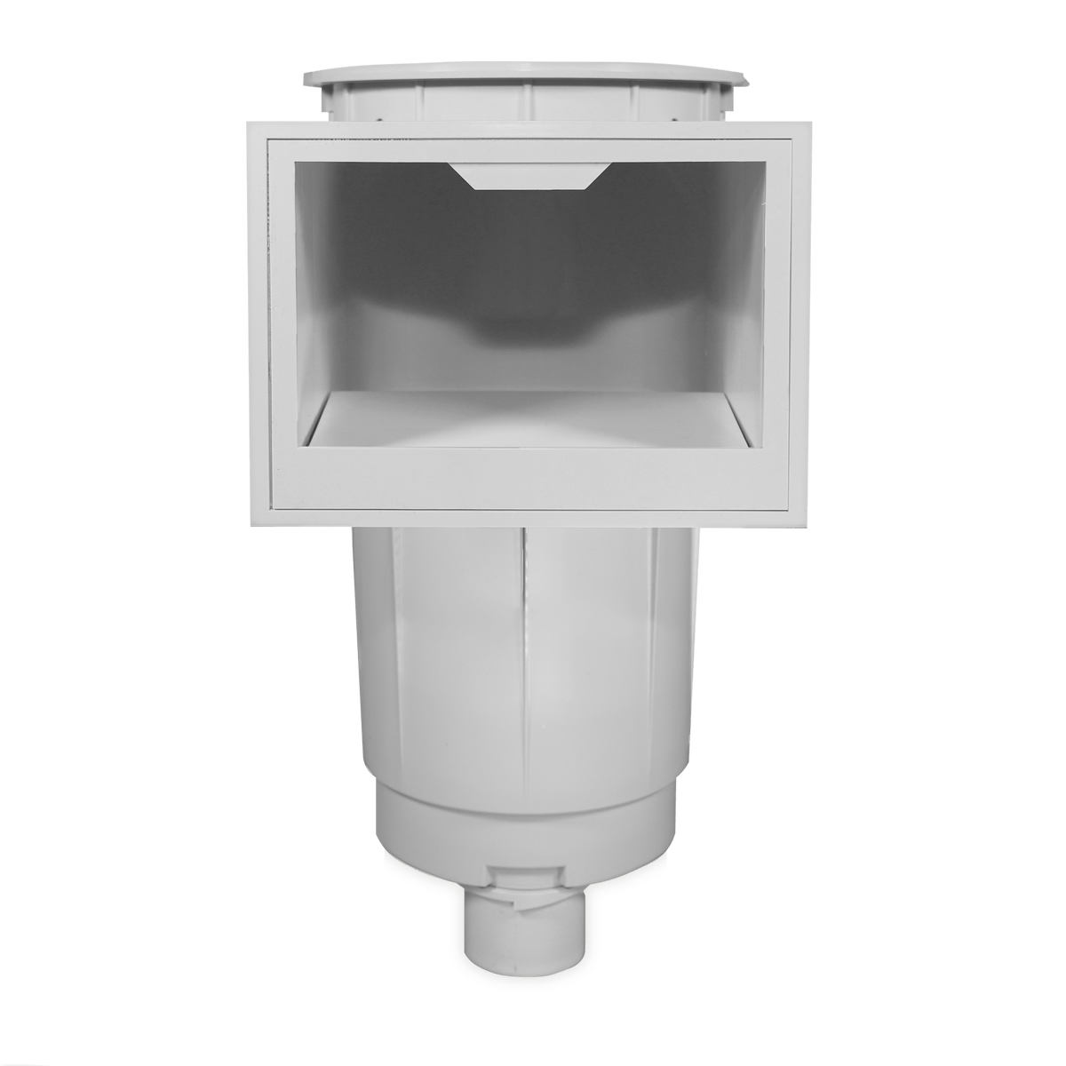 Hayward Skim Master Skimmer, 2" S x 2-1/2" SP w/Float Valve,Tan Cover, Over Flo Port, White, Concrete  | SP1072S210FVA