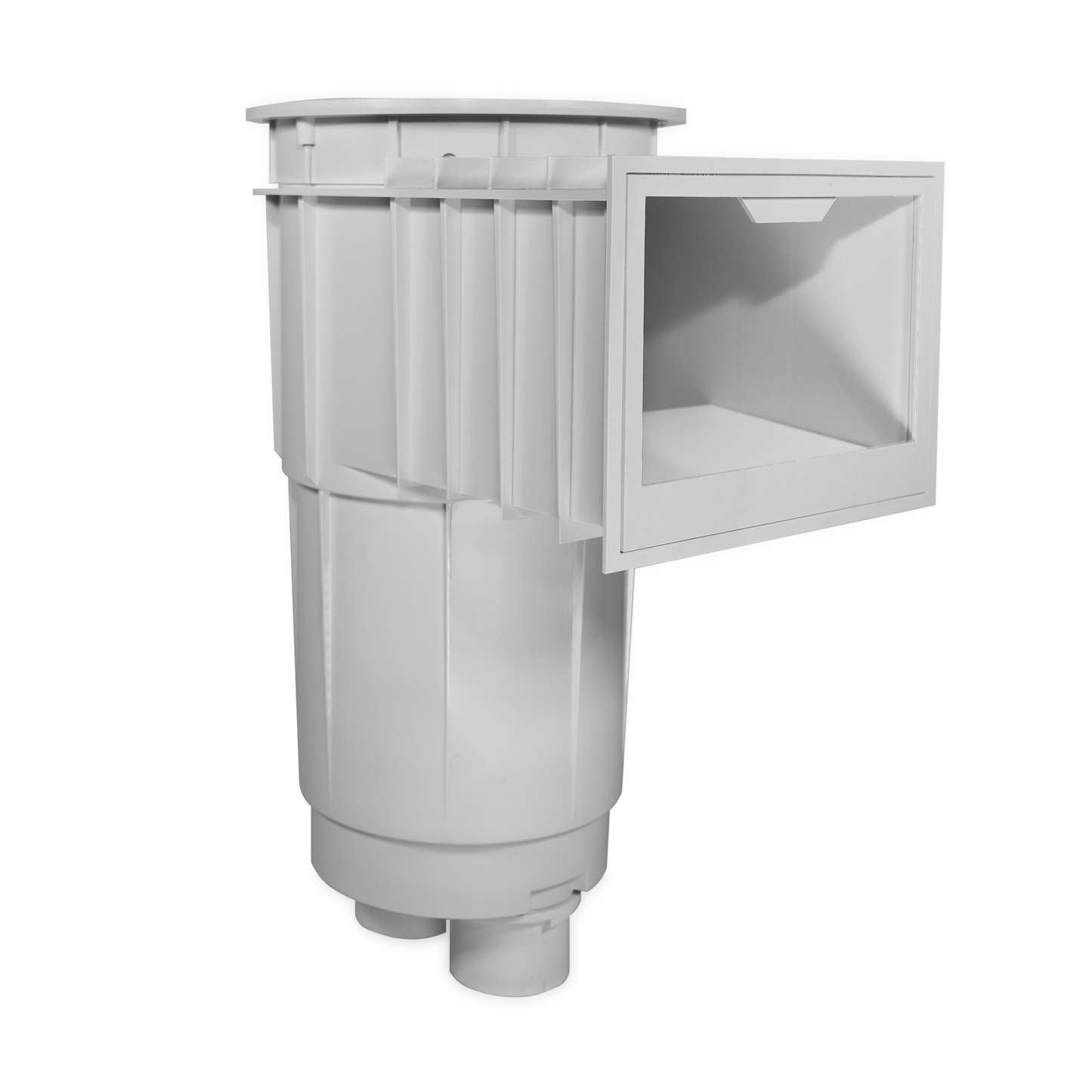 Hayward Skim Master Skimmer, 2" S x 2-1/2" SP w/Float Valve,Tan Cover, Over Flo Port, White, Concrete  | SP1072S210FVA