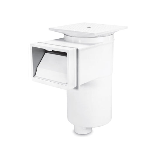 Hayward Concrete Auto-Skim Series Skimmer,  2" FIP, Square Cover, White | SP1082