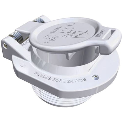 Hayward Hydrostream Eyeball Inlet Fitting, 1-1/2" MIP, 3/4" Eye Opening, Dark Gray | SP1419DDGR