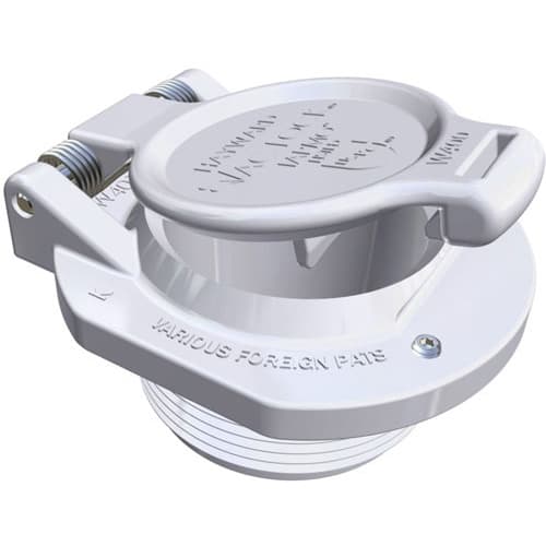 Hayward Large Hydrostream Insider Fitting, 1-1/2" Slip, 1" Eye Opening, White | SP1422E