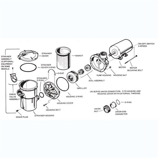 Hayward PowerFlo Pump On/Off Switch | SPX1500S8