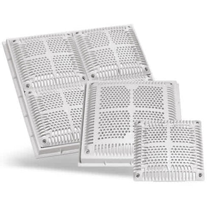 Hayward 9" x 9" High Flow Grate w/ Inner Frame | WGX1031BHF2