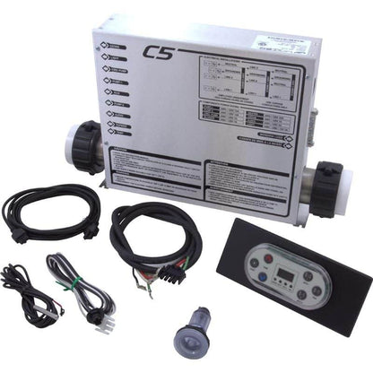 United Spas CB Spa Control w/5.5kW Heater, Component cords, Oval Topside Panel (HZCB) - Obsolete