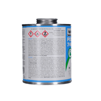 IPS Quart IPS 746 Heavy PVC Cement Gray 13567 746 Glue Heavy Gray Qt