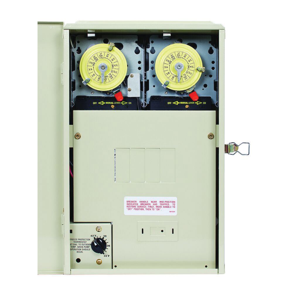 Intermatic Dual Timer Load Center Freeze Control - PF1222TB1