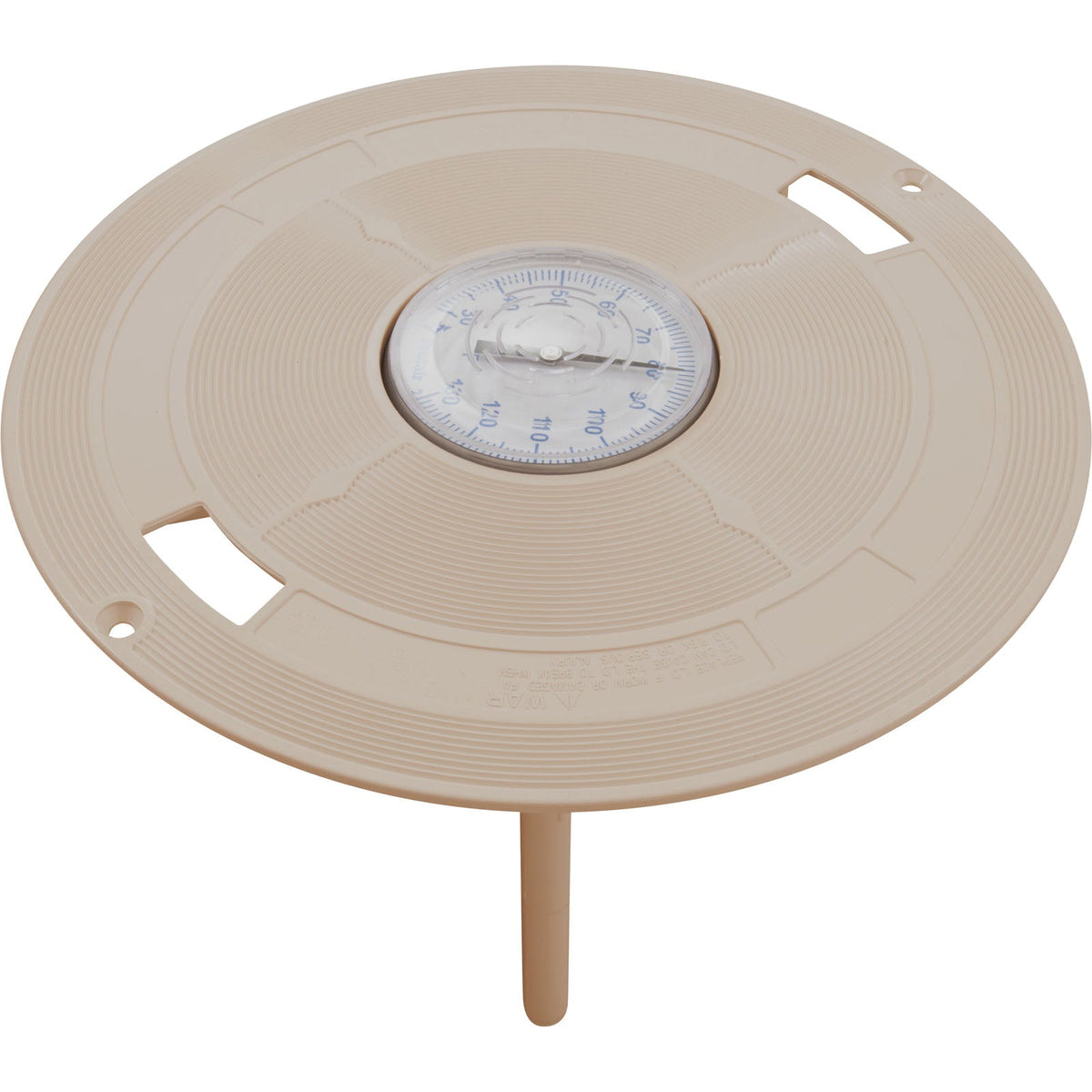 Pentair 9-7/8" Skimmer Lid with Thermometer for SwimQuip, Swimrite, Jacuzzi (New Style), Hayward, Almond - L1B