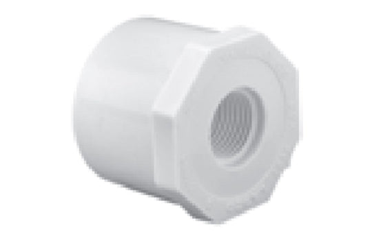 Westlake Pipe & Fittings Reducing Bushing, 2 x 3/4" Spigot x FPT White PVC Schedule 40 - 438248BC