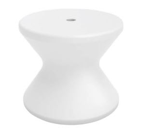 Ledge Lounger 14" Side Table | LL-SG-ST-14H-W