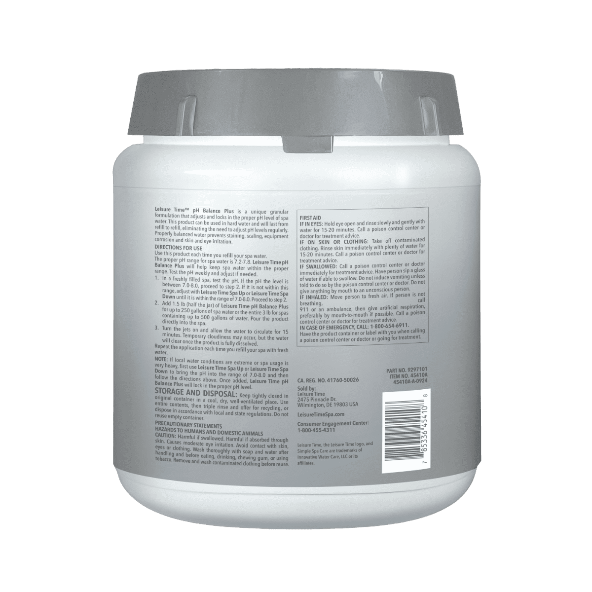 Leisure Time Spa pH Balancer, 3 lb Bottle | LT28