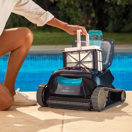 Maytronics Dolphin Liberty 200 Cordless Robotic In-Ground Pool Cleaner | 99998100-US