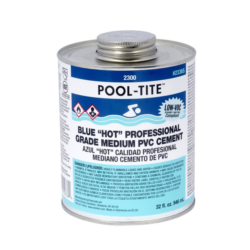 Oatey 2300 Series Pool-Tite PVC Cement, 8 oz | 2356S