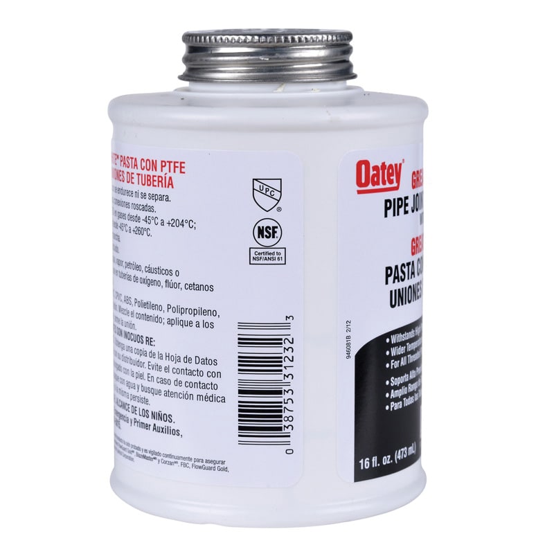 Oatley 16 oz White Pipe Joint with PTFE Compound | OTY31232