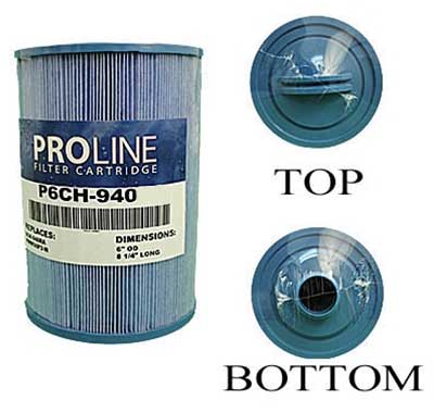 ProLine Replacement Cartridge, 8-1/4 in. x 6 in., 45 sq.ft., w/Top Handle (P6CH-940)