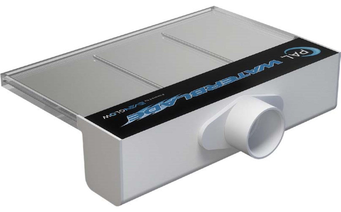 PAL Lighting Evenflow Waterblade with 6" Lip 1'6" LED - 64-EFWBL-1B-6N-R