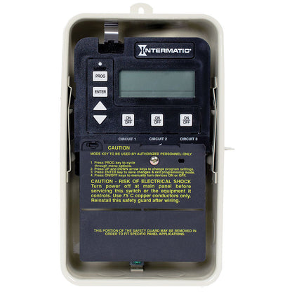 Intermatic Digital Pool Spa Control Time Clock - Metal Enclosure - PE153