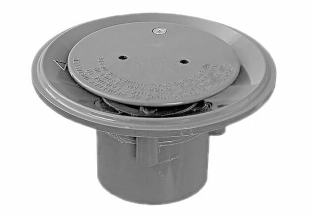 Pentair Floor Inlet Fittings 2" Slip with 1-1/2" Slip Bushing, Gray | 08417-0100